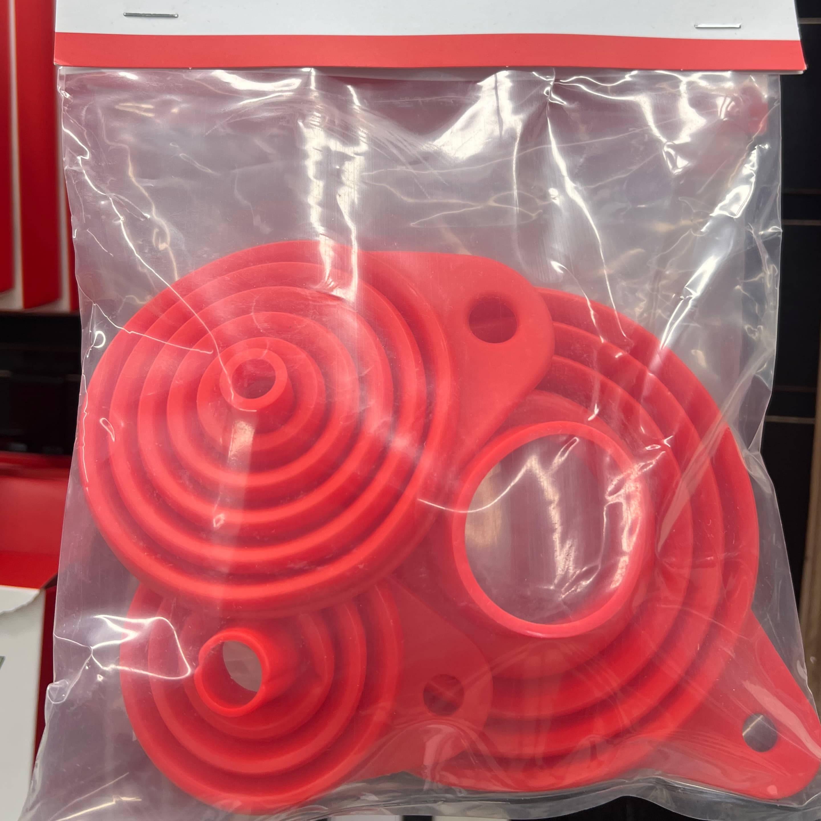 Collapsible Silicone Funnels / 3pk
