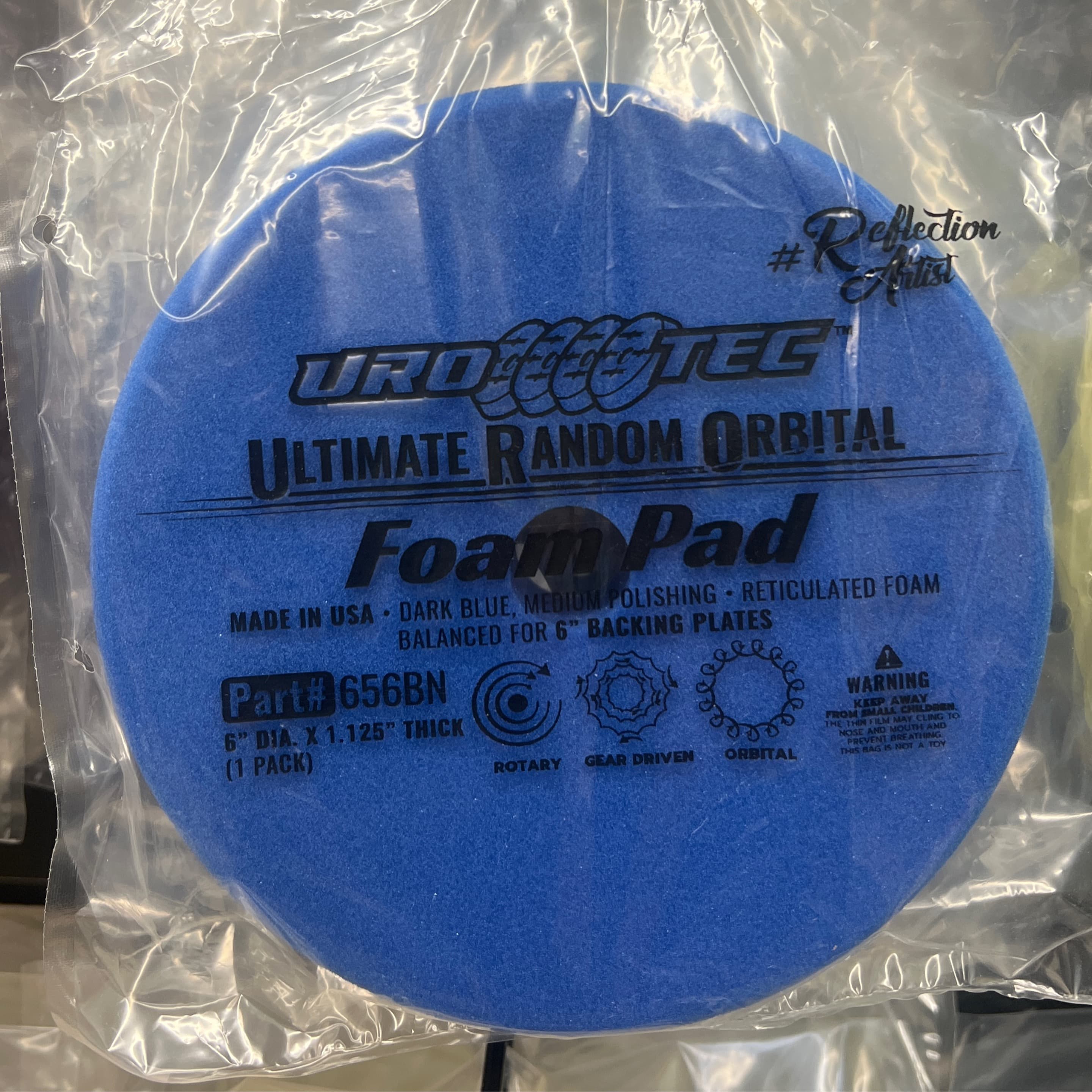 6" Foam Blue HD Polishing Pad