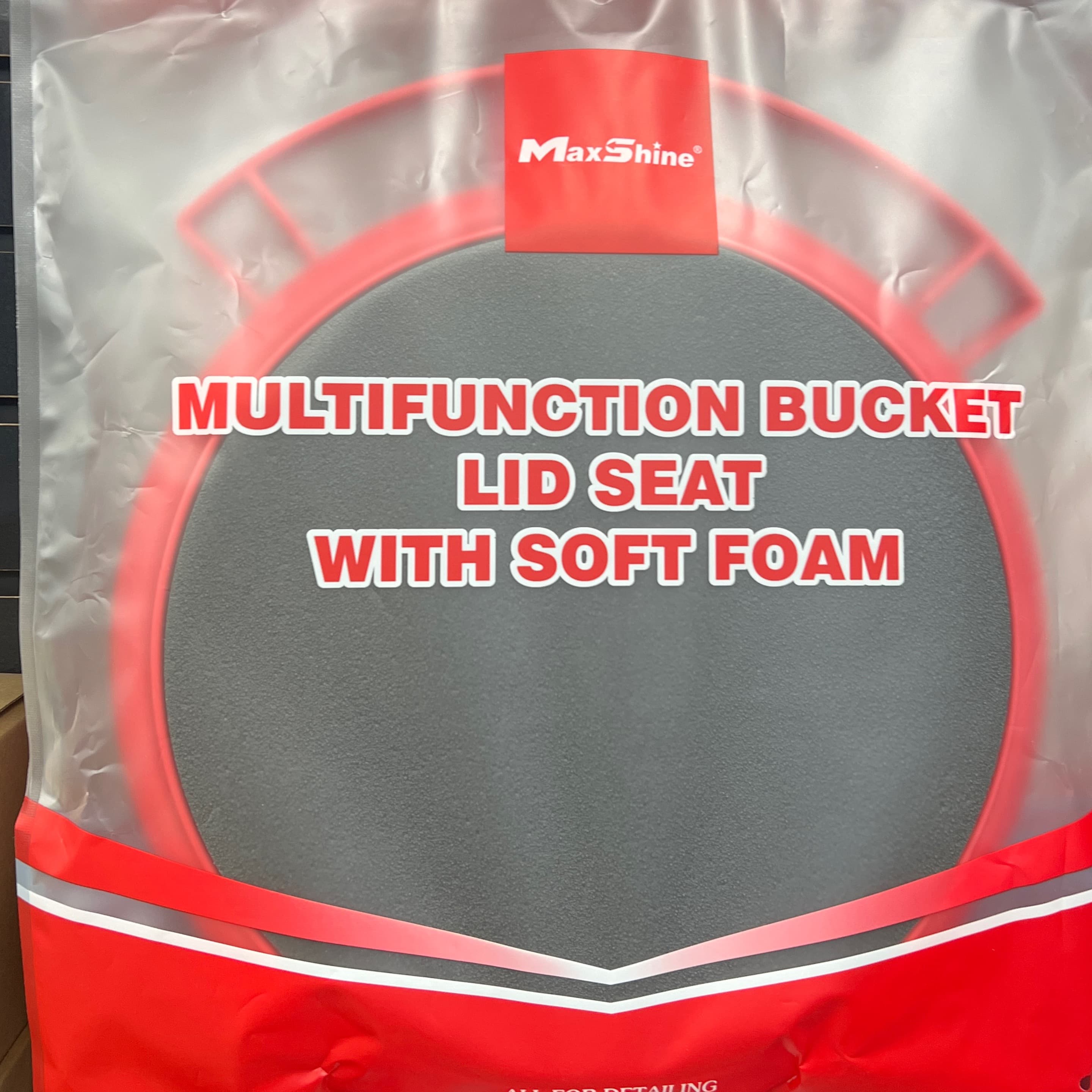 Multifunction Bucket Lid Seat w/ Soft Foam