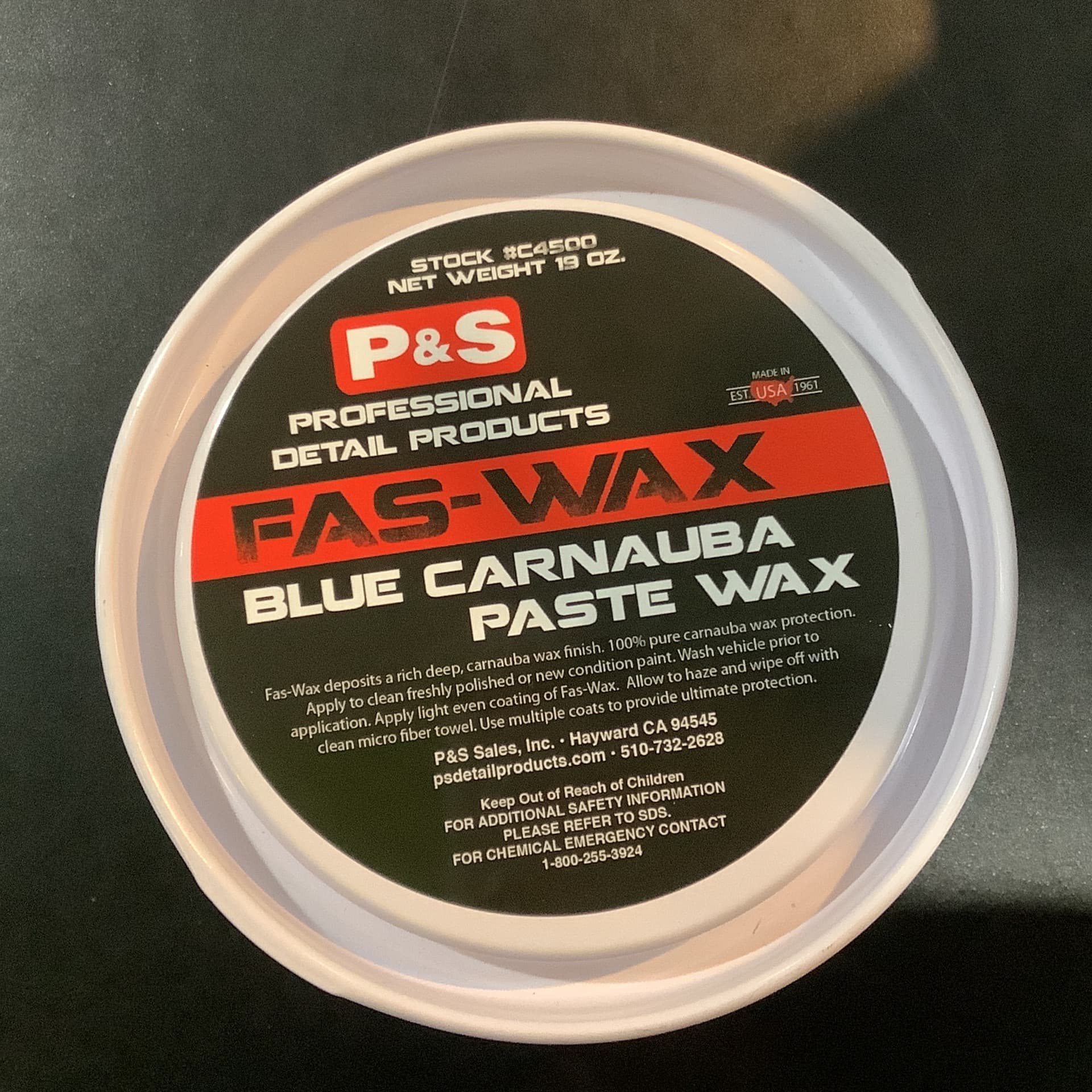 Carnauba Paste Wax / 19 oz