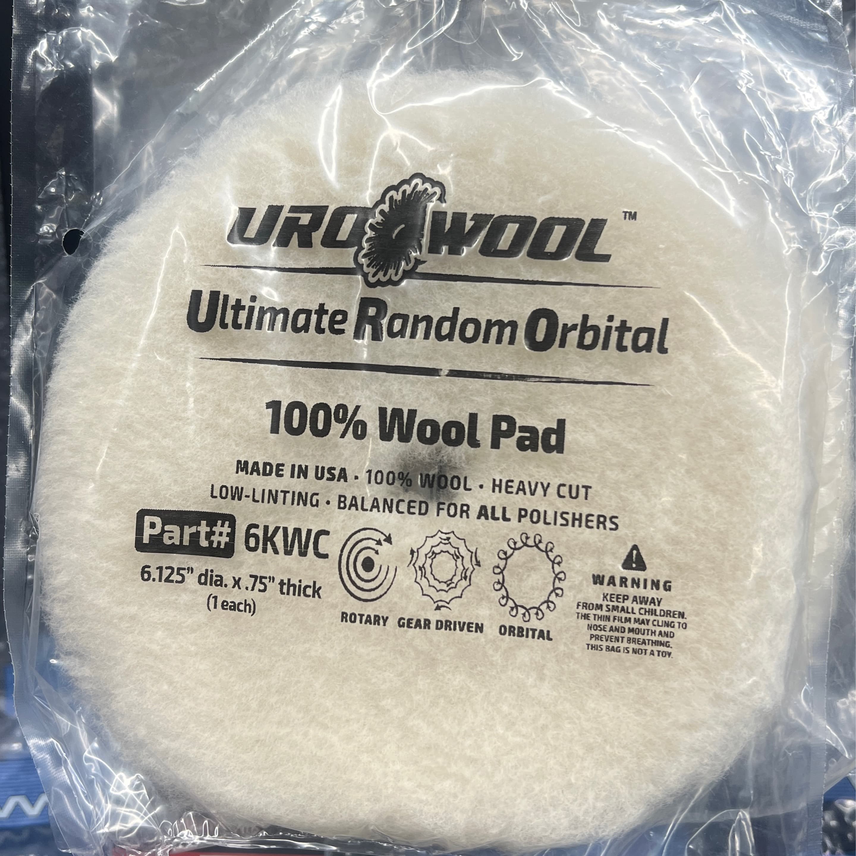 6" Wool Pad