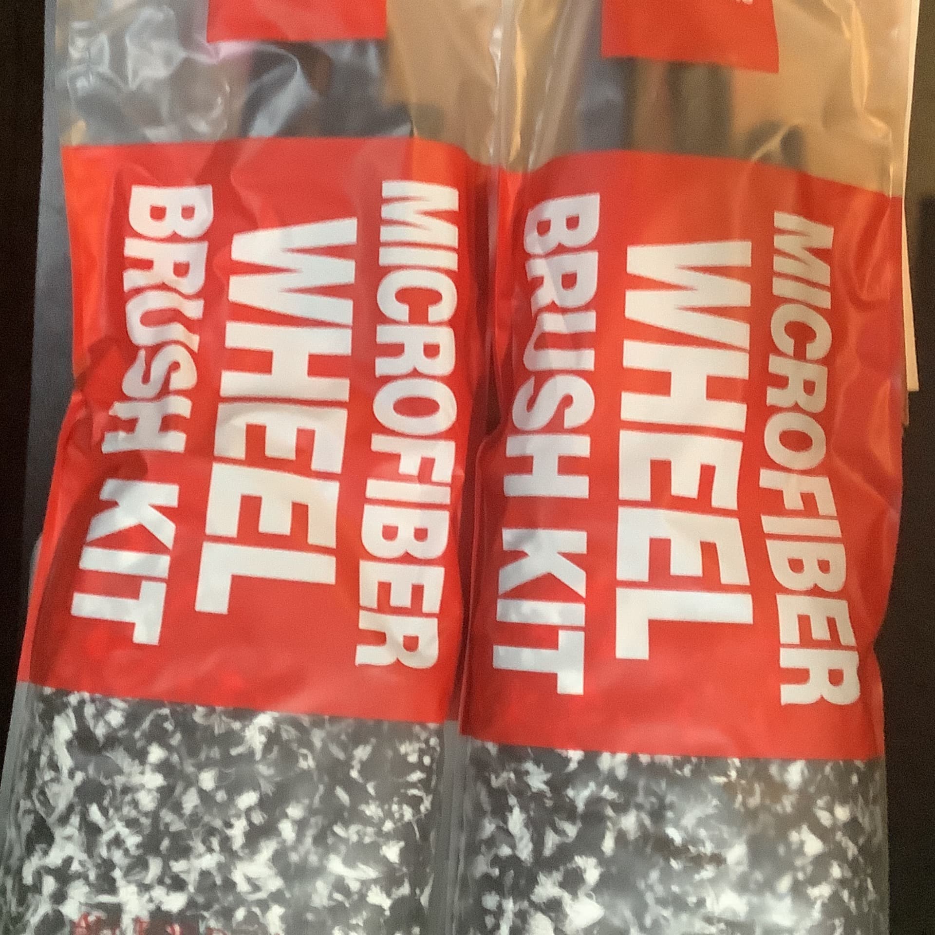 Microfiber wheel brush 3 pk