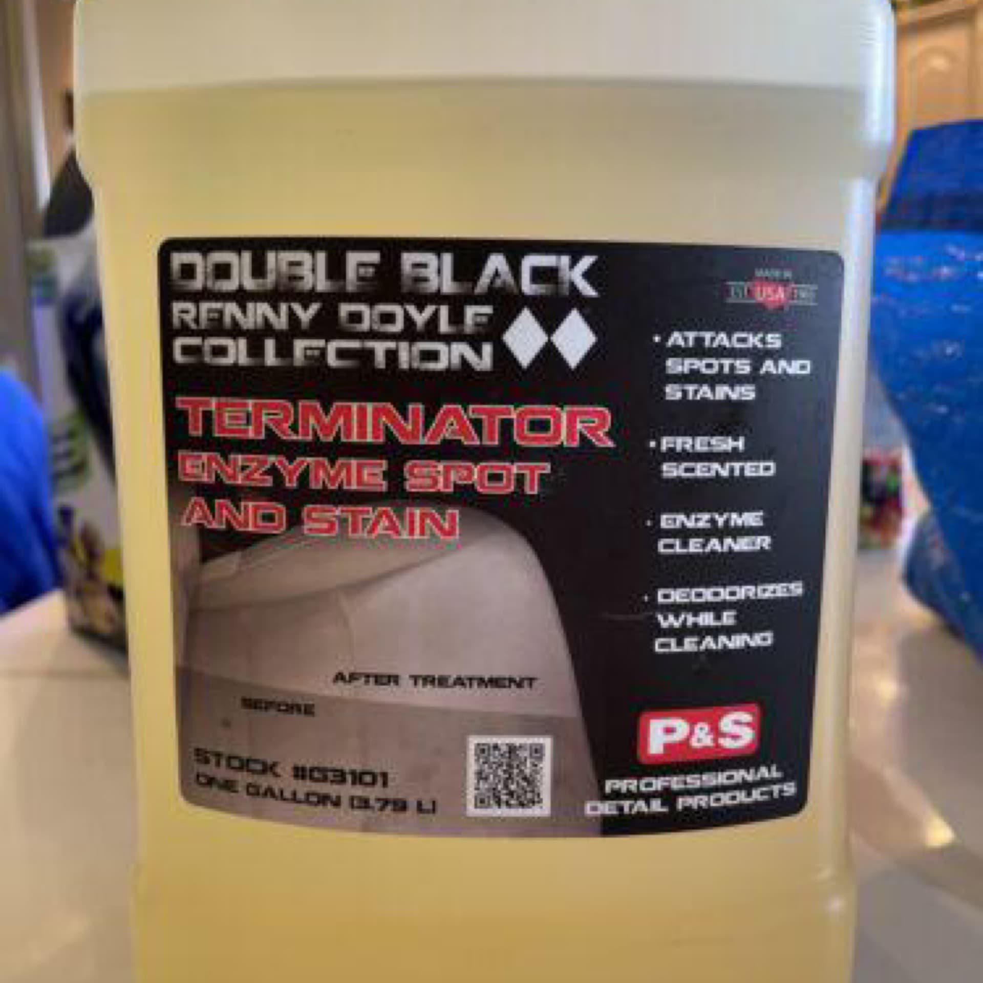 P&S Terminator Enzyme Spot & Stain Remover / 1gal
