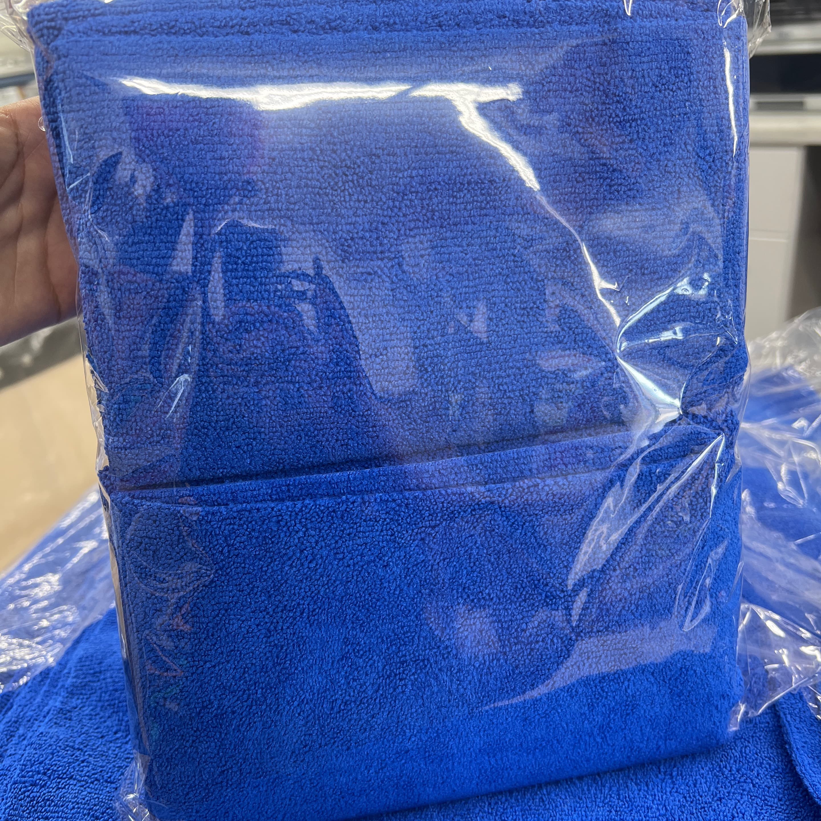 All Purpose Microfiber Towel/Blue 10pk