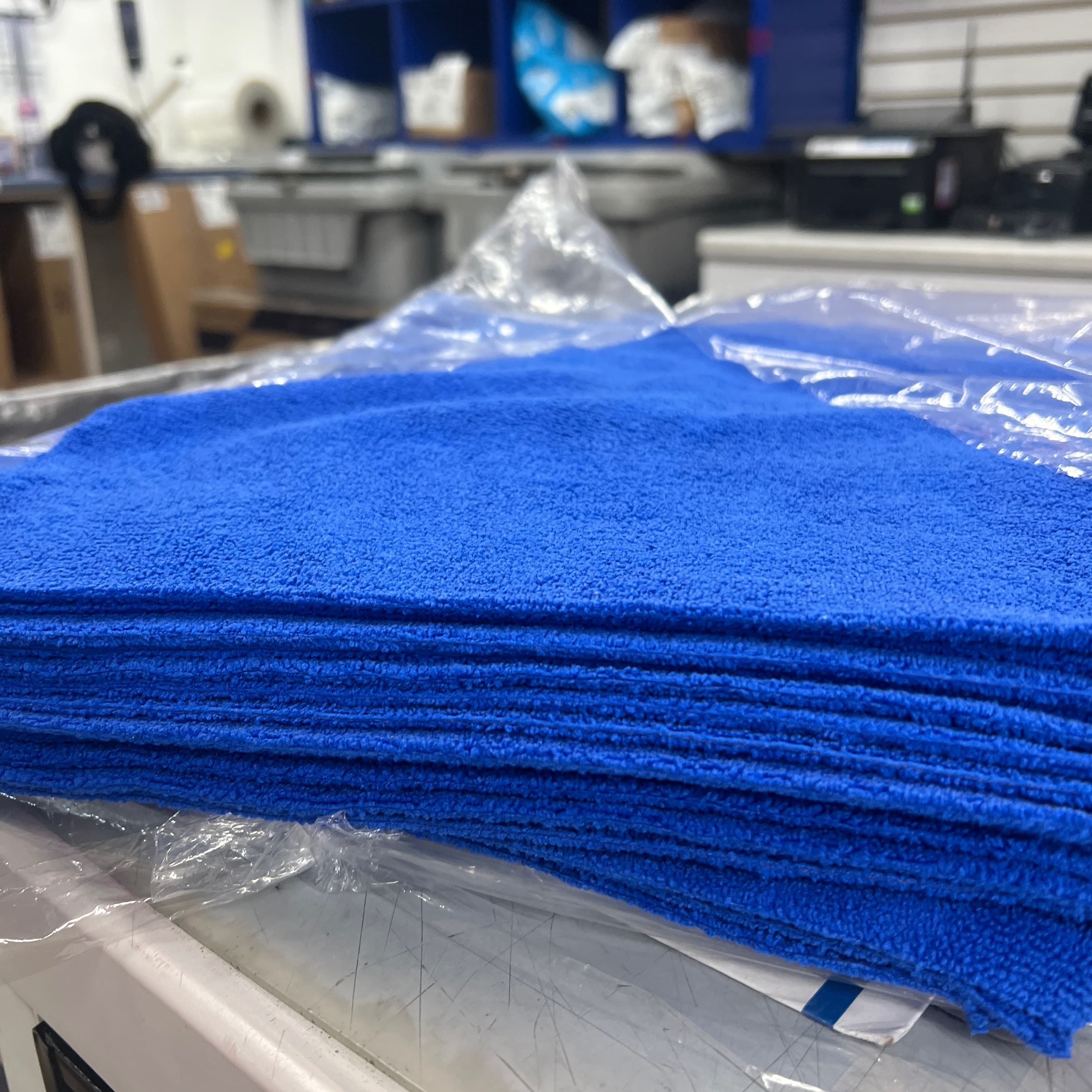 All Purpose Microfiber Towel/Blue Single
