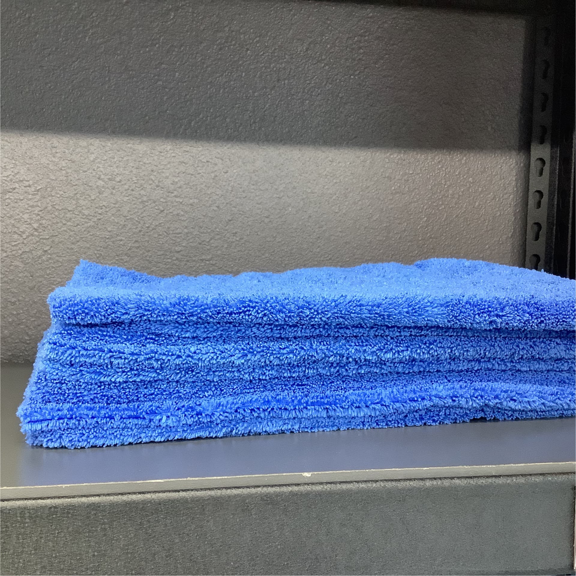 Edgeless Microfiber Blue Shop Rag / 1ct