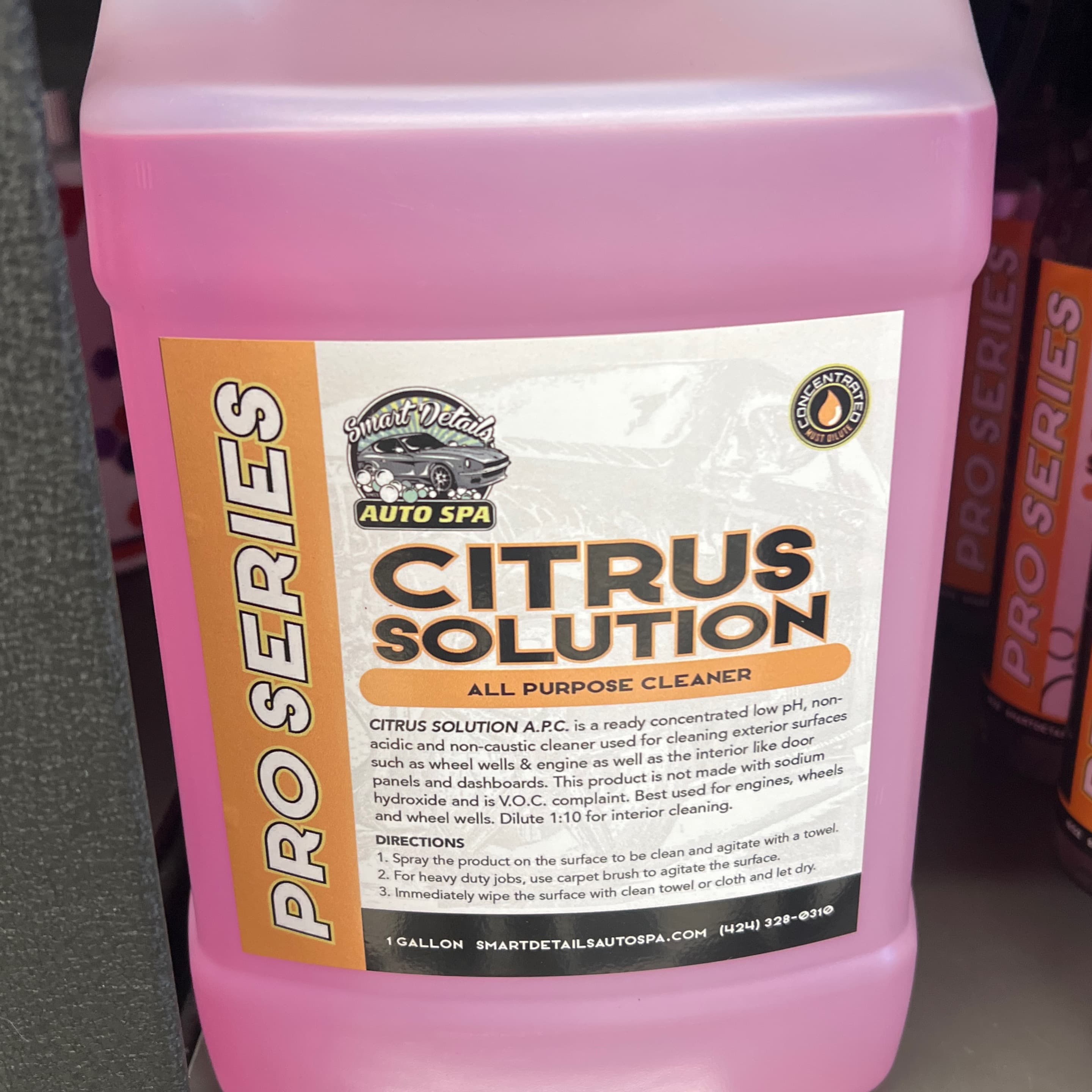 Citrus Solution / 1 Gallon - Smart Details Auto Spa