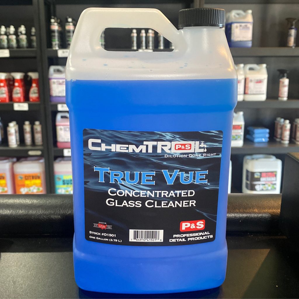 True Vue Concentrated Glass Cleaner / 1 gallon Smart Details Auto Spa