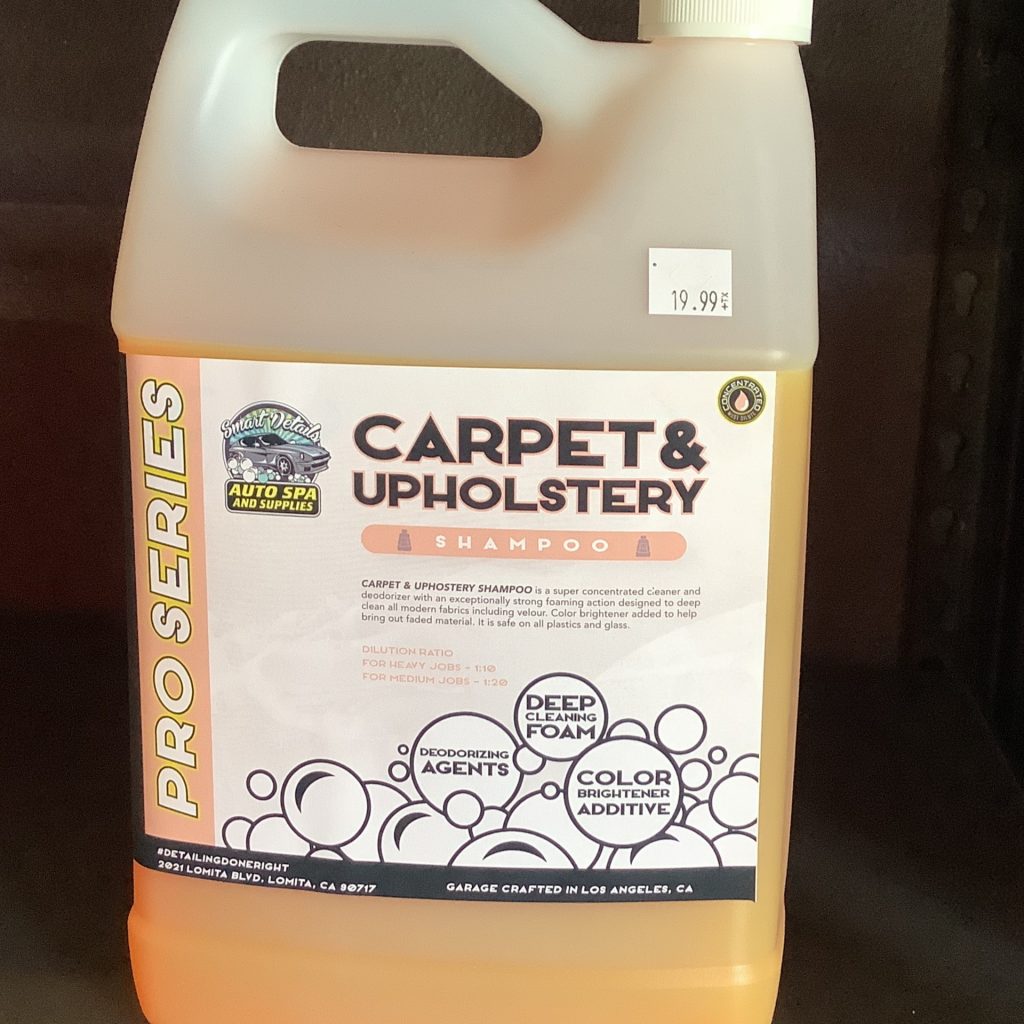 1Gal Carpet & Upholstery Shampoo Smart Details Auto Spa Website