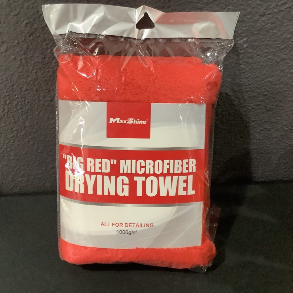 MaxShine Big Red Microfiber Drying Towel Smart Details Auto Spa site